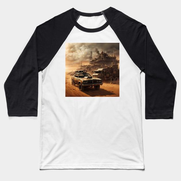 Mad max fury road inspired art Baseball T-Shirt by IOANNISSKEVAS